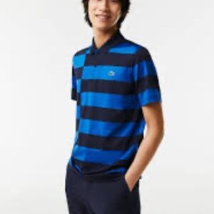Simons Men’s Polo Stripes Blue Black Size XS